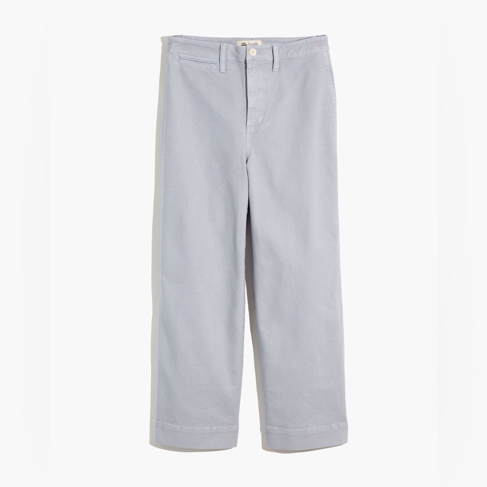Madewell Curvy Slim Emmett Wide-Leg Crop Pants